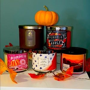Bath and Body works fall candle bundle